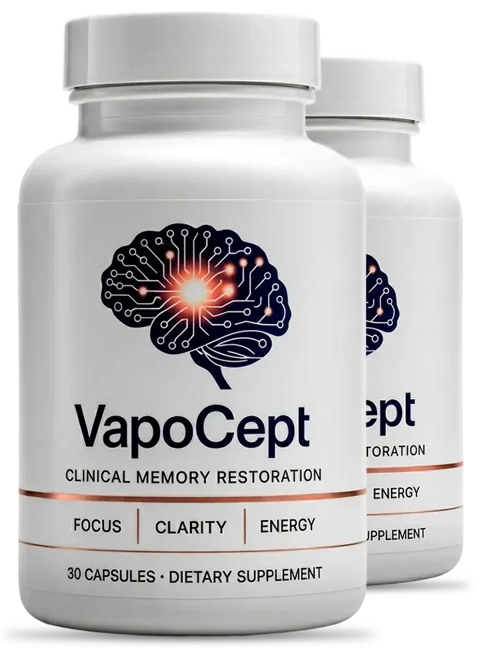 VapoCept brain health supplement bottle